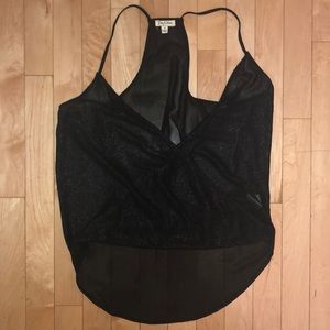 Cute Black Tank Top! Perfect for a night out!
